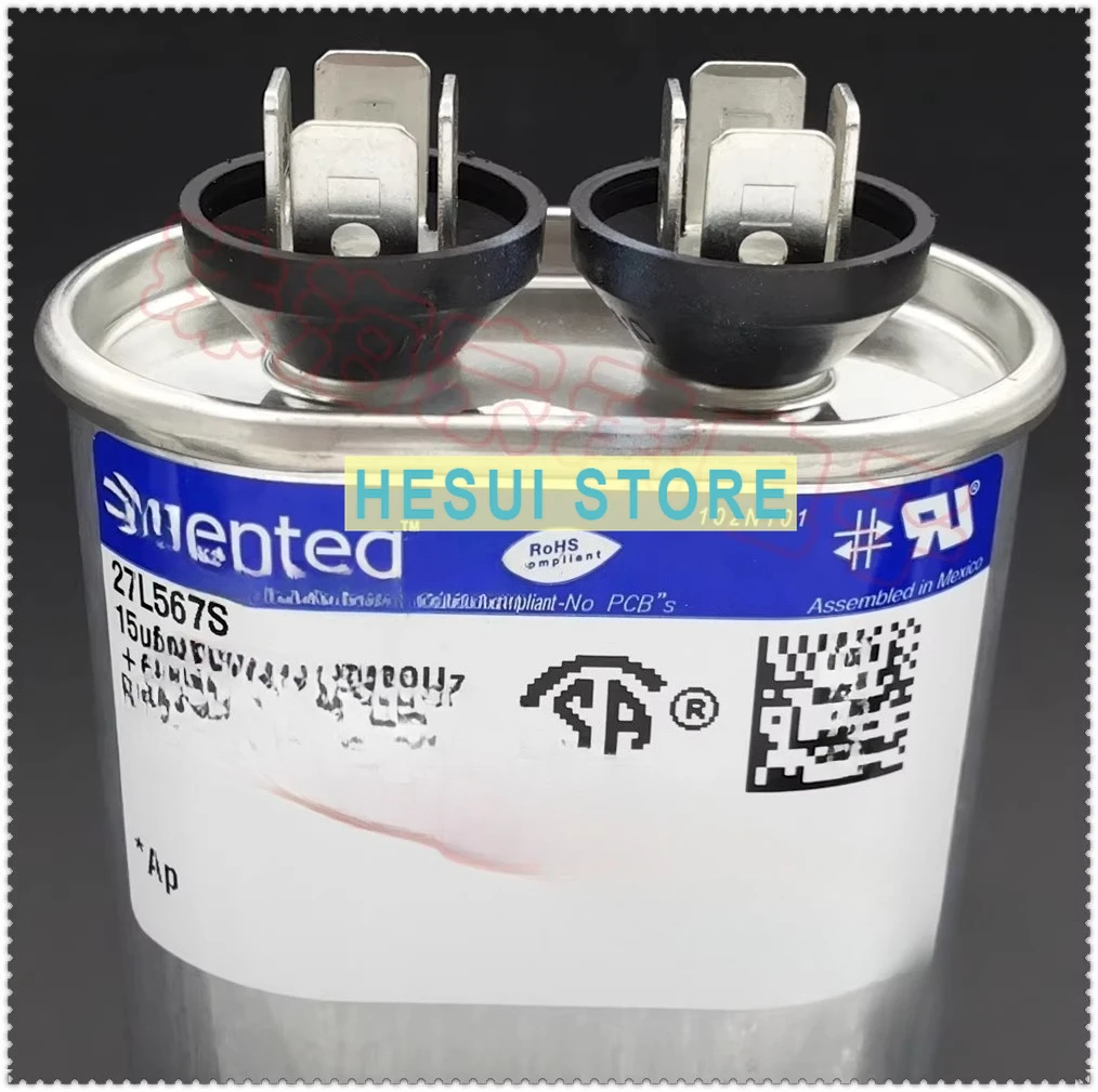15uF 370VAC genteq/capcom 27L567S start-up capacitor