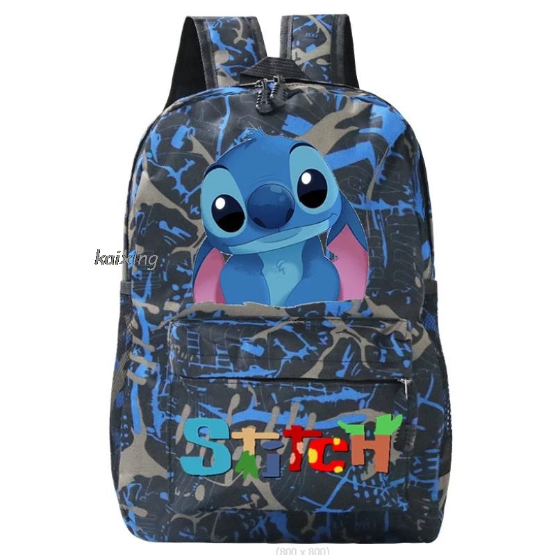 Lilo And Stitch zaino adolescenti zaini donna uomo Laptop zaino da viaggio ragazza ragazzi bambini scuola libro borsa regalo di compleanno