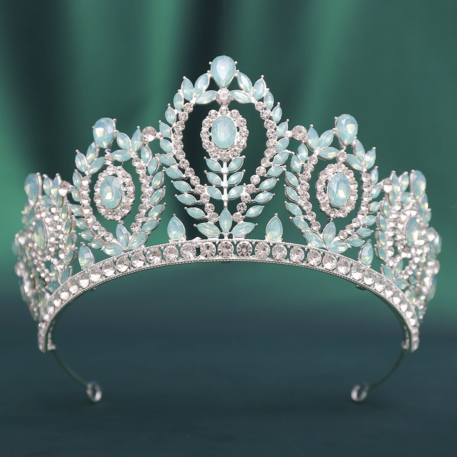 

Wedding Crown Bridal Headband Full Glittering Tiaras Hollow Luxury Hairbands For Masquerade Ball Banquet Marriga Hair Jewelry