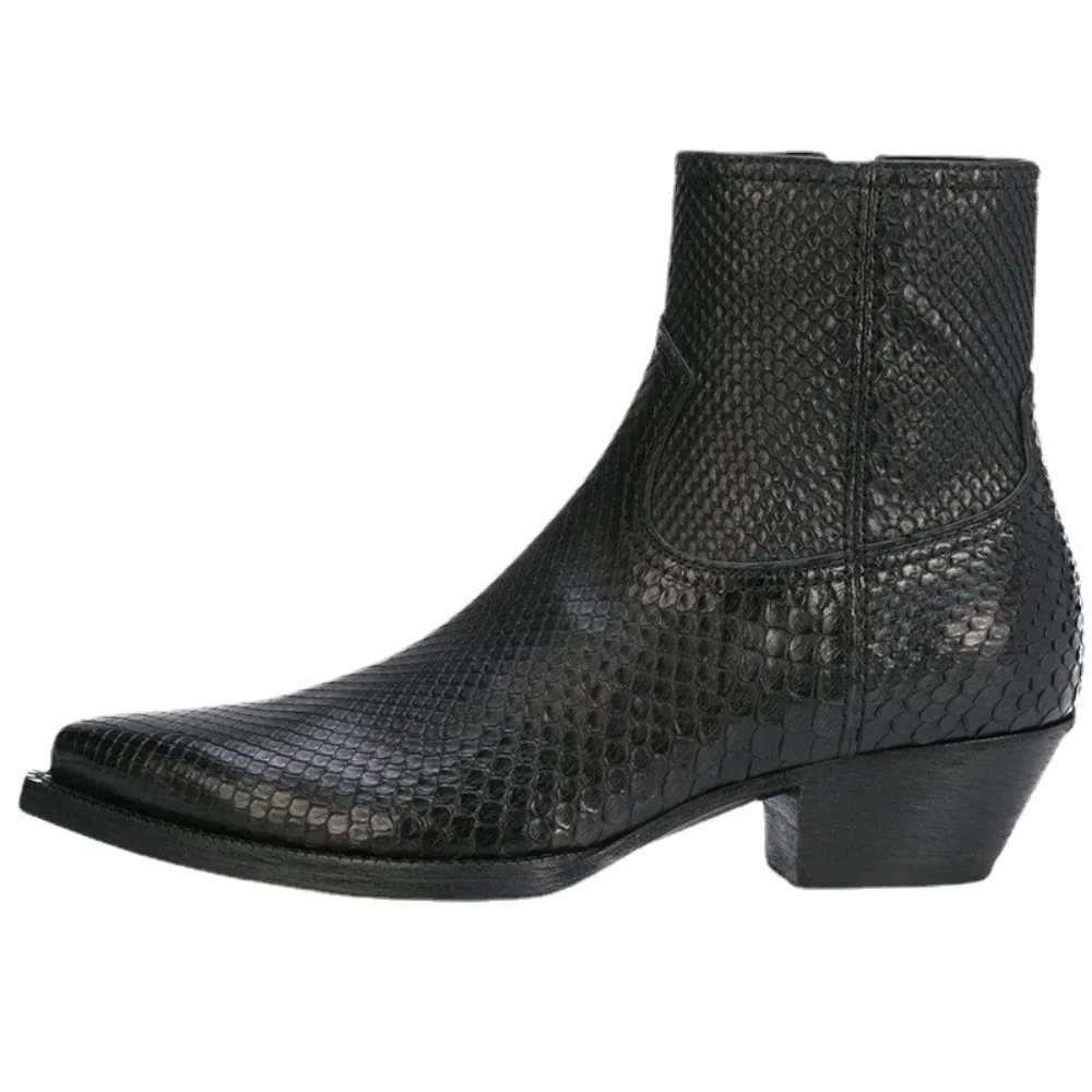 رجل تشيلسي الأحذية جلد طبيعي حذاء من الجلد الأعمال أشار تو عالية الكعب أحذية رجالي حجم 37-46 حذاء رجالي حذاء رجالي #6