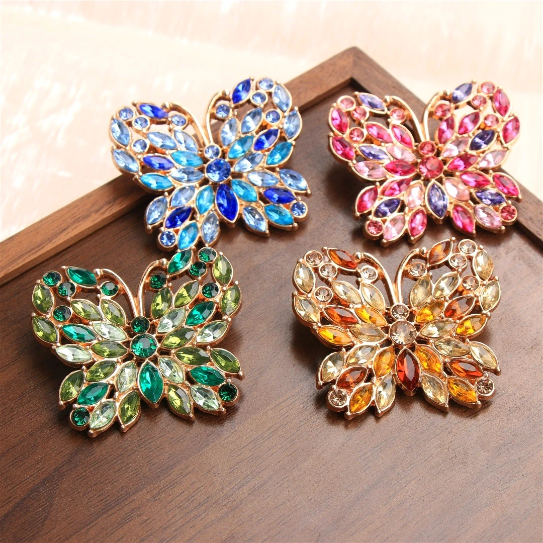 

Baroque Luxury Beautiful Butterfly Design Brooch for Men and Women, Jewelry Accessories, WeddingHolidayPartyCouple'sSurpriseGift