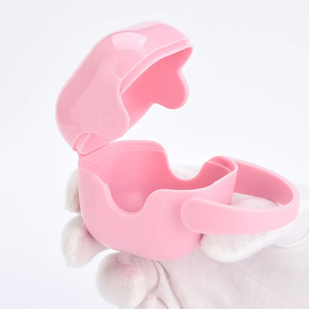 

2Pcs Pacifier Storage Case Baby Pacifier Holder Travel Portable PP Material Smooth Edges Easy Clean Dustproof Protective