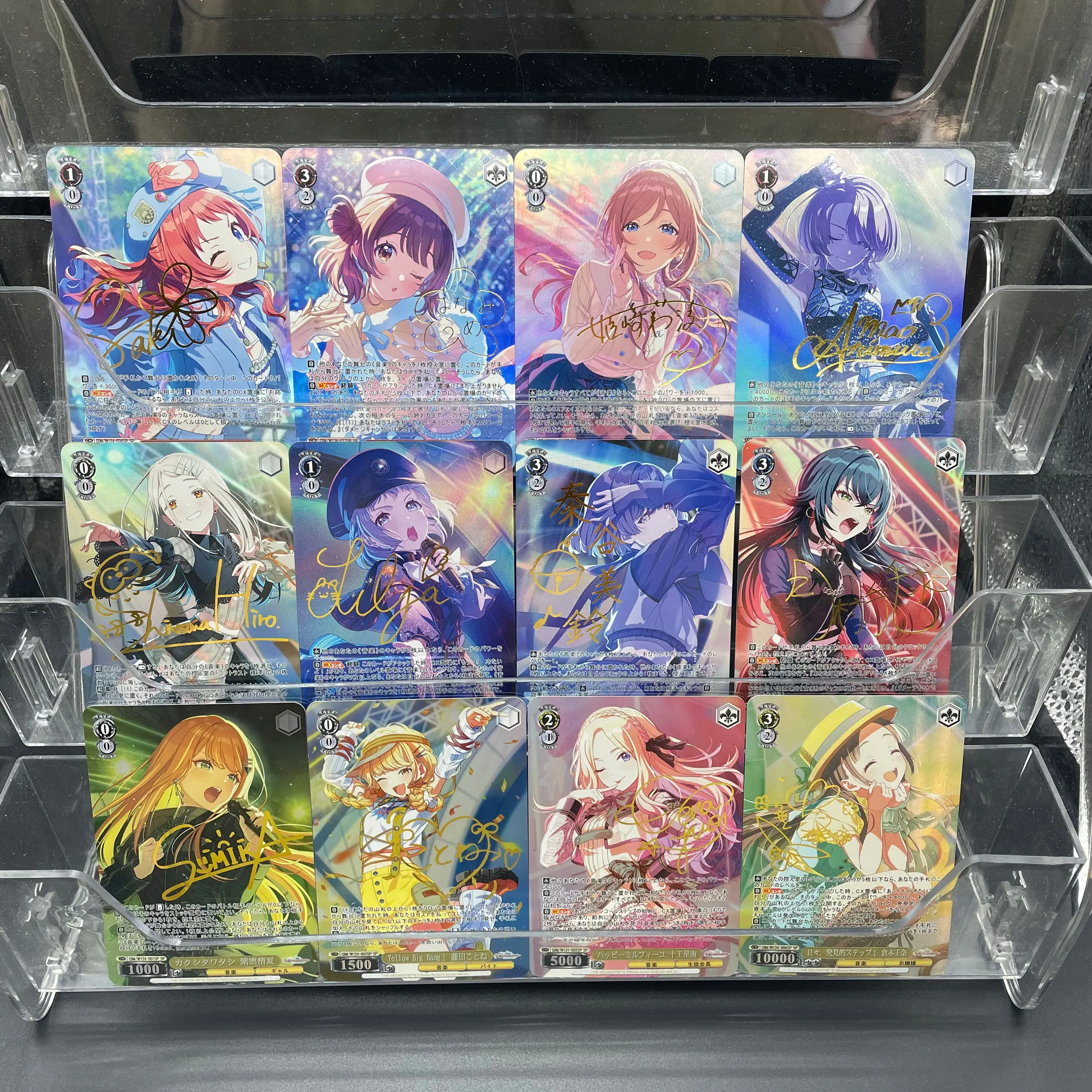 

Diy Ws Japanesethe Idolmaster Yume Hanami Sena Juuo Alice Tendo Mami Shishido Refractive Craft Gold Signature Collector's Cards