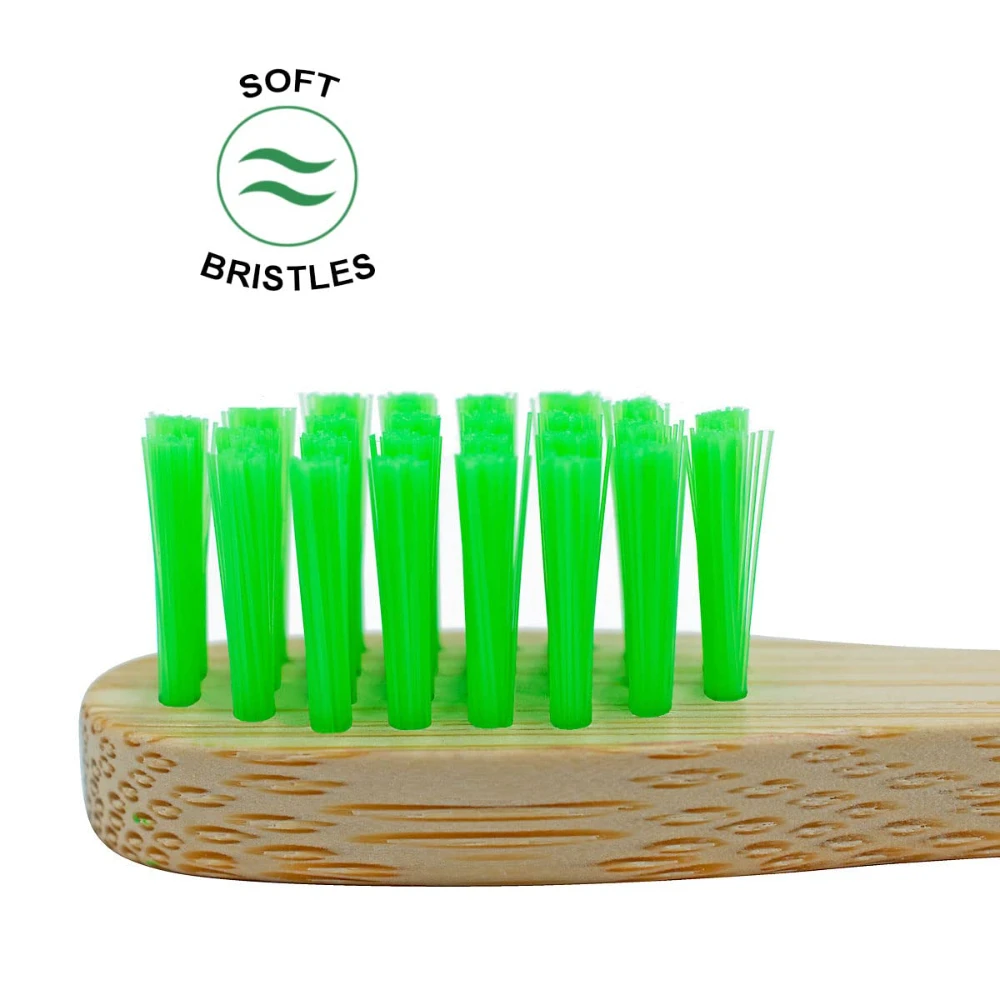 Children Bamboo Toothbrushes 10Pcs Soft Bristles Child Toothbrush Eco Friendly Biodegradable Wooden Handle Teeth Whitening Brush