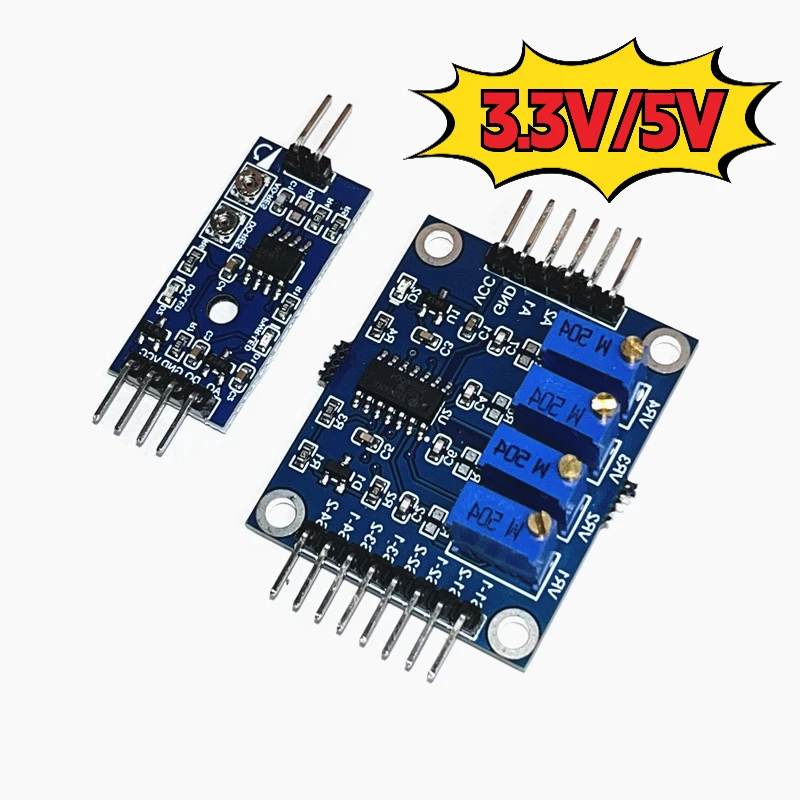 وحدة تحويل الجهد الخطي عالية الدقة لأجهزة استشعار ضغط الأغشية الرقيقة، تضخيم قابل للتعديل، مخرج 0-3.3 فولت