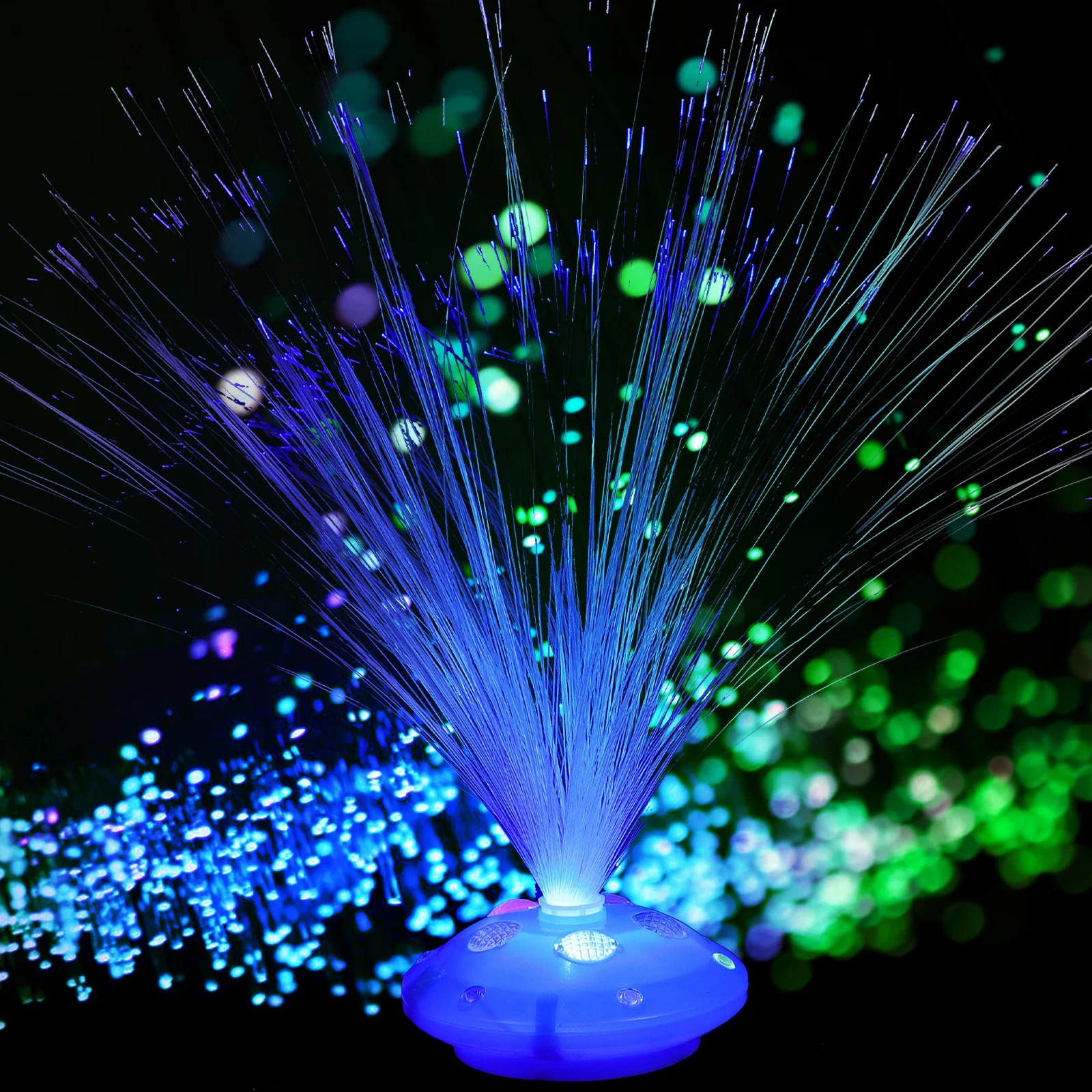 

1Set Optical Fiber Light Decorative Night Lamp for Home Bedroom Party Tabletop Chic Desk Lamp Optical Light Home Desk Decor