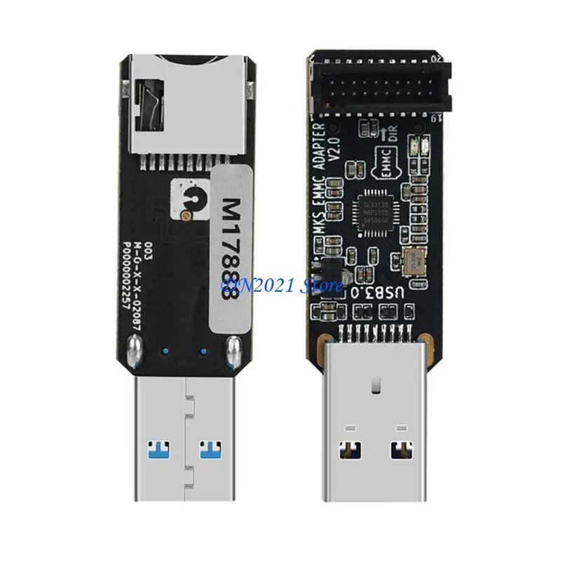 F3KE EMMC-ADAPTER V2 USB3.0 Card Reader Programmer for DIY Main Control Board
