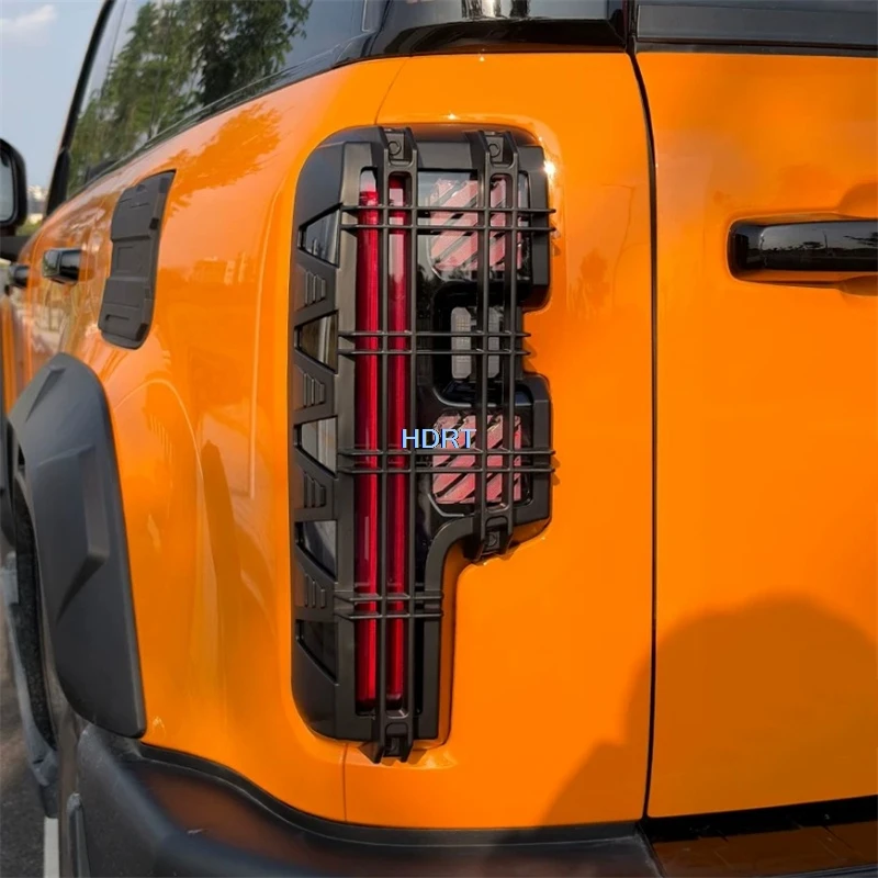 Car Styling Tail Light Shell Frame Rear Fog Lamp Cover Accessories For BAIC Beijing BJ40/BJ41/ICK-X K2/Santana Cajal REEV 2024 +