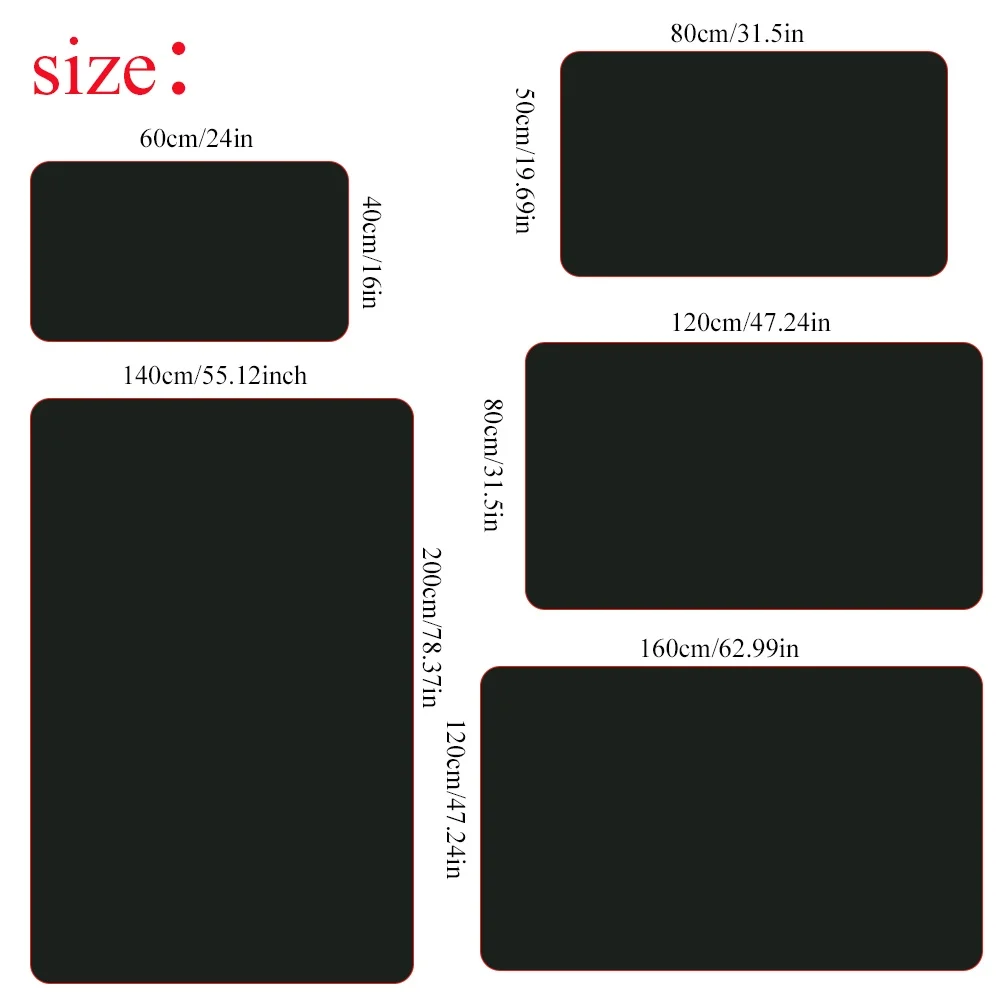 Minimalist Wood Slice Print Rug Non-Slip Decorative Floor Mat Grey & Black Tree Ring Carpet for Living Room Home Decoration