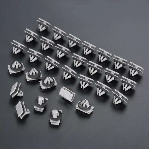 30 Uds Clips de moldura basculante Clip de llamarada de guardabarros de coche para Chrysler 200 Jeep Cherokee Compass GMC Buick Cadillac Chevrolet piezas de coche
