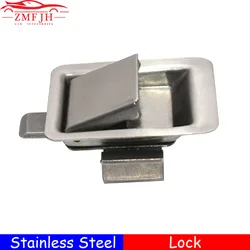 304 Stainless Truck Trunk Cabinet Lock Pickup Yacht Boat Cupboard Accessories Bus Handle Locker Marine Accessories custom