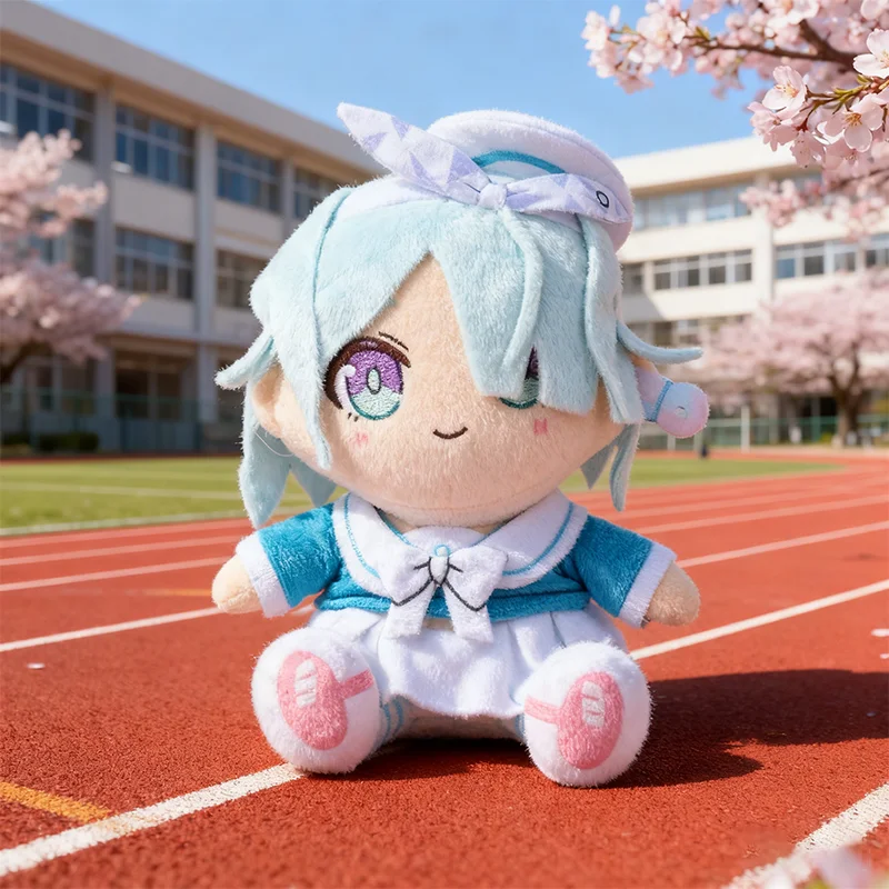 20CM الأرشيف الأزرق لطيف الساخن لعبة قطيفة على شكل شخصية كرتونية أنيمي دمية محيطية من القطن الناعم مرافقة النوم وسادة عناق هدايا للأطفال #3