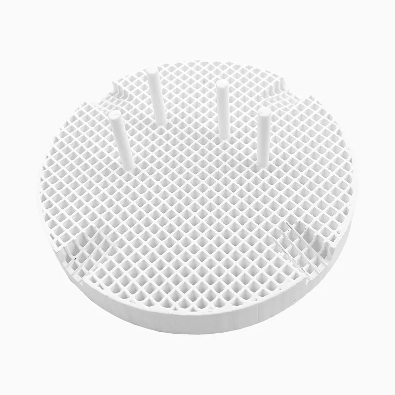 

2pcs Dental Honeycomb Firing Trays with 20 Zirconia Ceramic Pins Dental Plate Holder Dental Technician Supplies