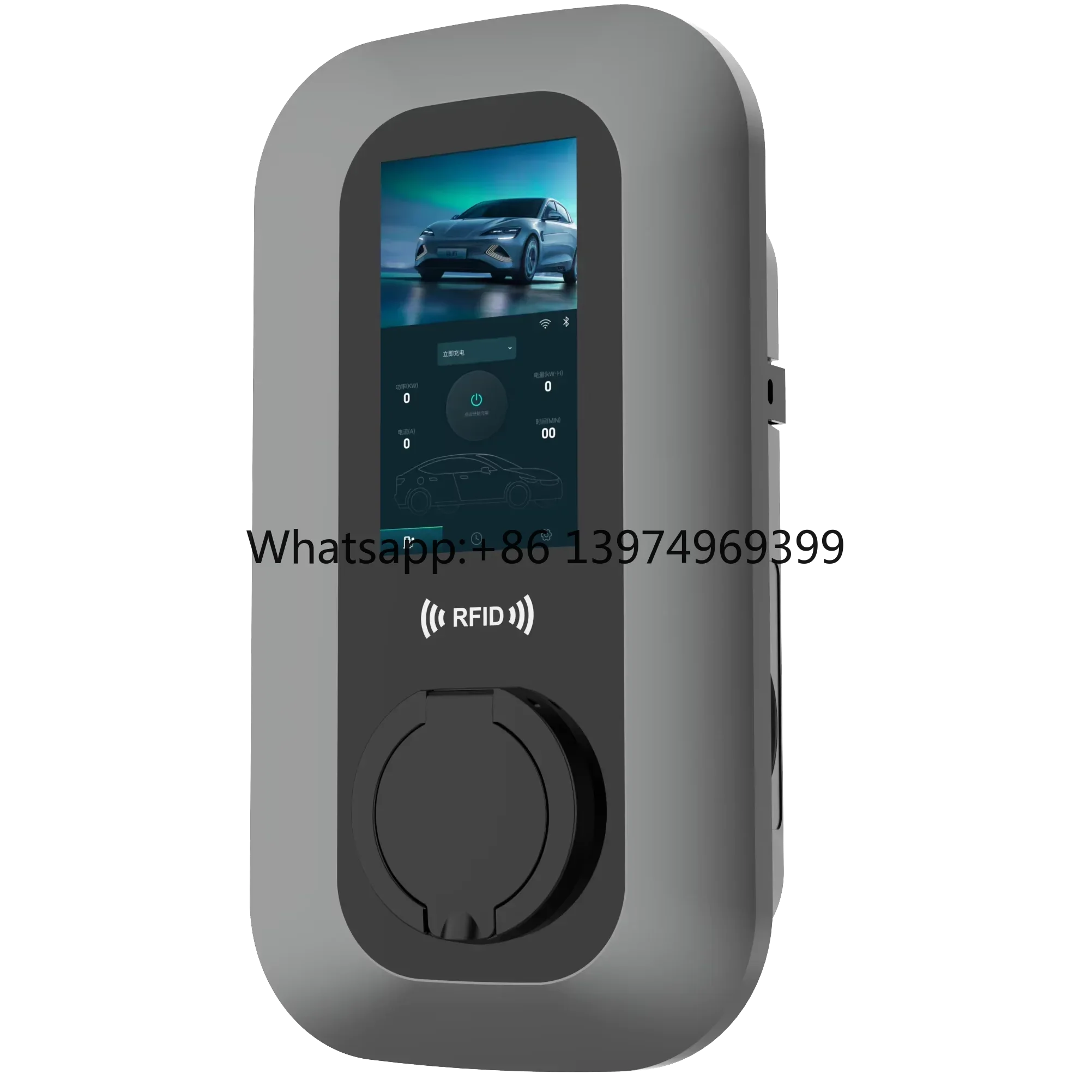 Type2 32A EV Charger BT WiFi APP 22KW New Condition Car Chargers with 62196 Shutter Socket 3Phase 400V