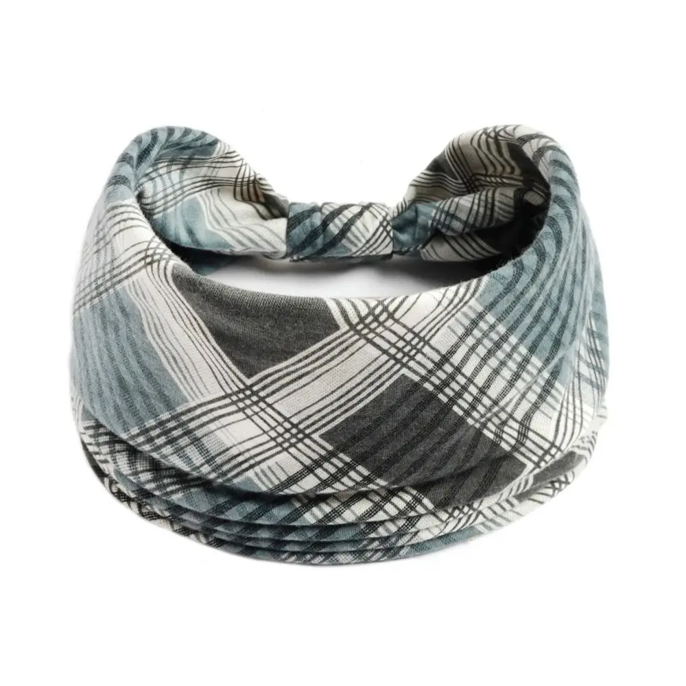 Bohemian Headband Cotton Stretch Vintage Knot Women Headwrap Boho Extra Large Workout Headband For Dance Biker