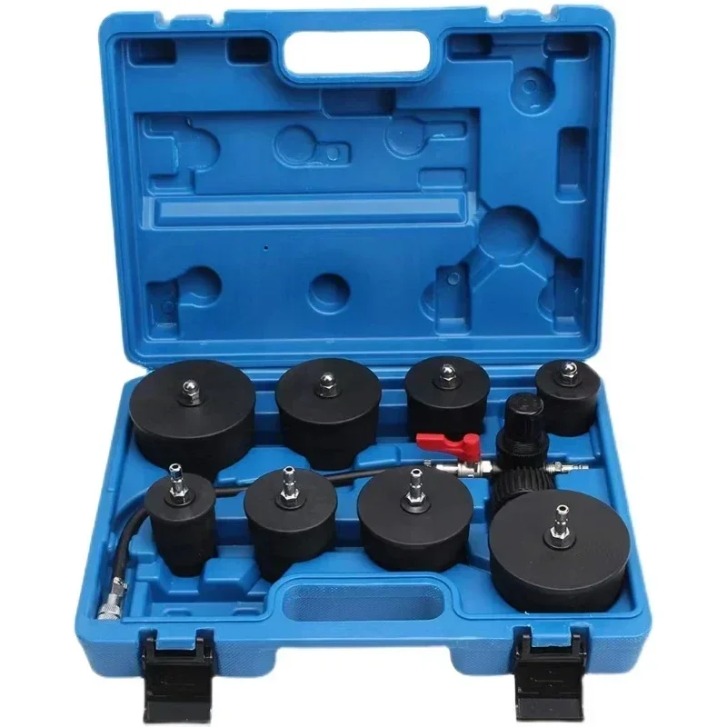 Set di strumenti per Tester di perdite del sistema Turbo da 9 pezzi turbocompressore Turbo Boost Leak Tester 1-3/8 \