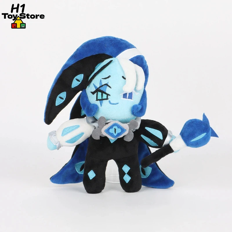 

Cookie Run Kingdom Shadow Milk Cookie Style Plush Toy Animated Game Character Stuffed Doll Soft Collectible for Fans