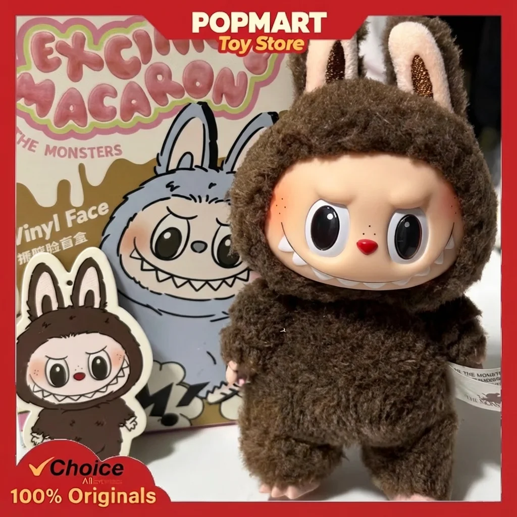 

100% Authentic PopMart Labubu Macaron Series The Monsters Blind Box Collectible Doll Toy Surprise Mystery Figure Christmas Gift