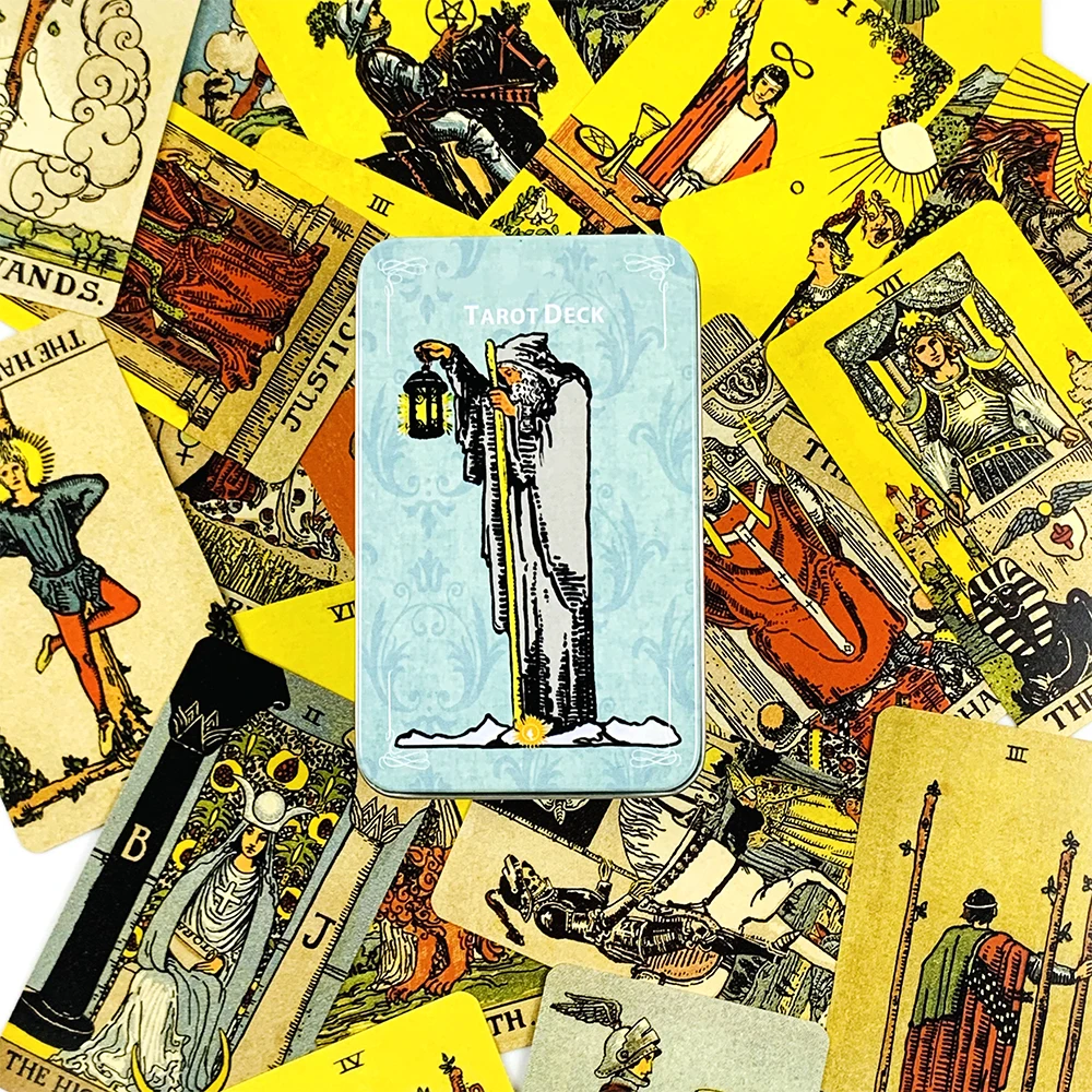 Metal Box Gilded Tarot Cards F - Board Game Uno review and price