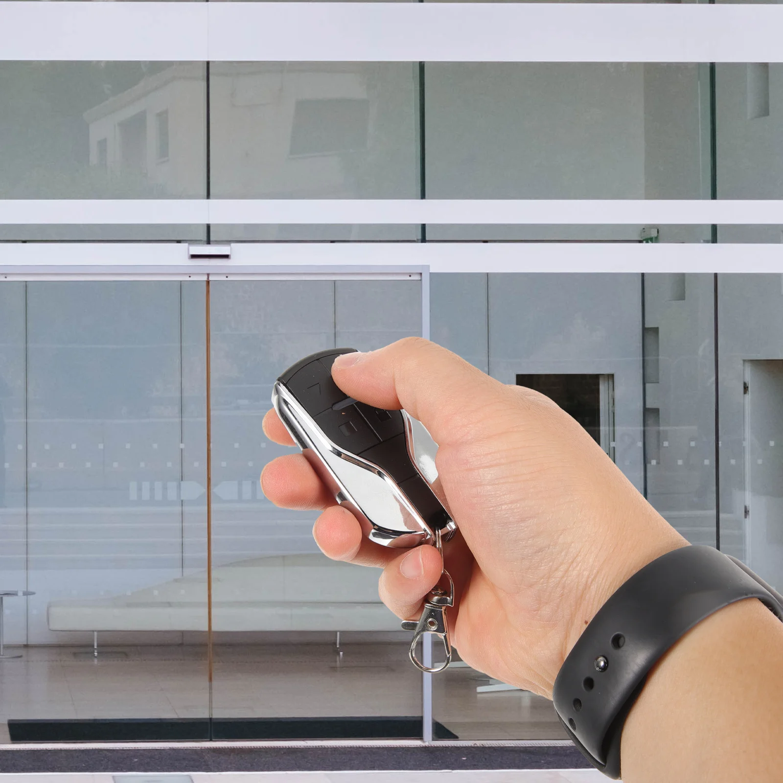 Gate Remote Control 4 Button Universal Garage Door Opener Remote Copy Fixed Code for Electric Door Access