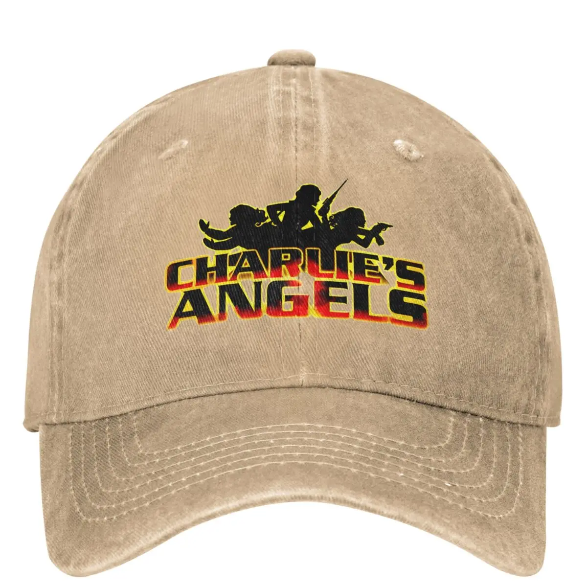 

Charlie's Angels Washed Baseball Cap 70S Tv Show Series Street Style Trucker Dad Hat Summer Unisex Hiking Sunscreen Baseball Cap