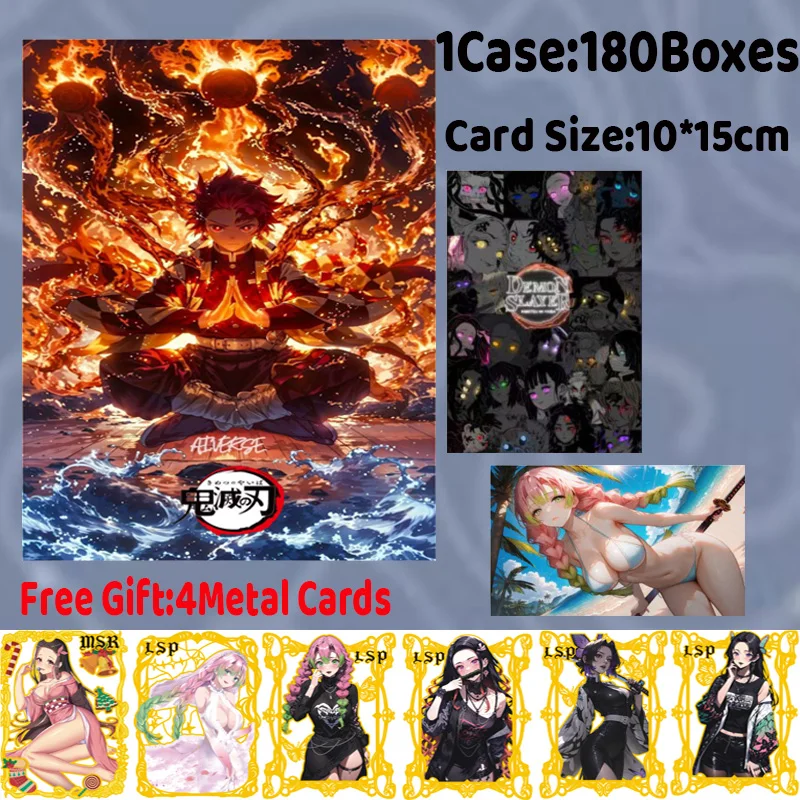 WanKa Demon Slayer Board Collection Card Lover Card Ink card Multiple Character Cards Badges Hobbies and Toy Gift