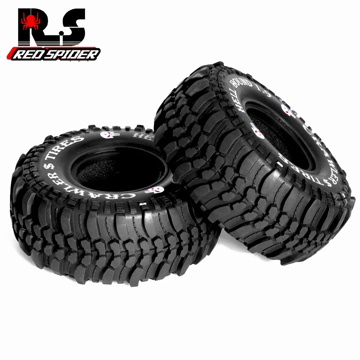 4 pz 1.9 pollici 118mm 1/10 RC Crawler pneumatici per auto pneumatici per AXIAL SCX10 Wltoys Traxxas Redcat Rock 4WD MN99S Toys R165