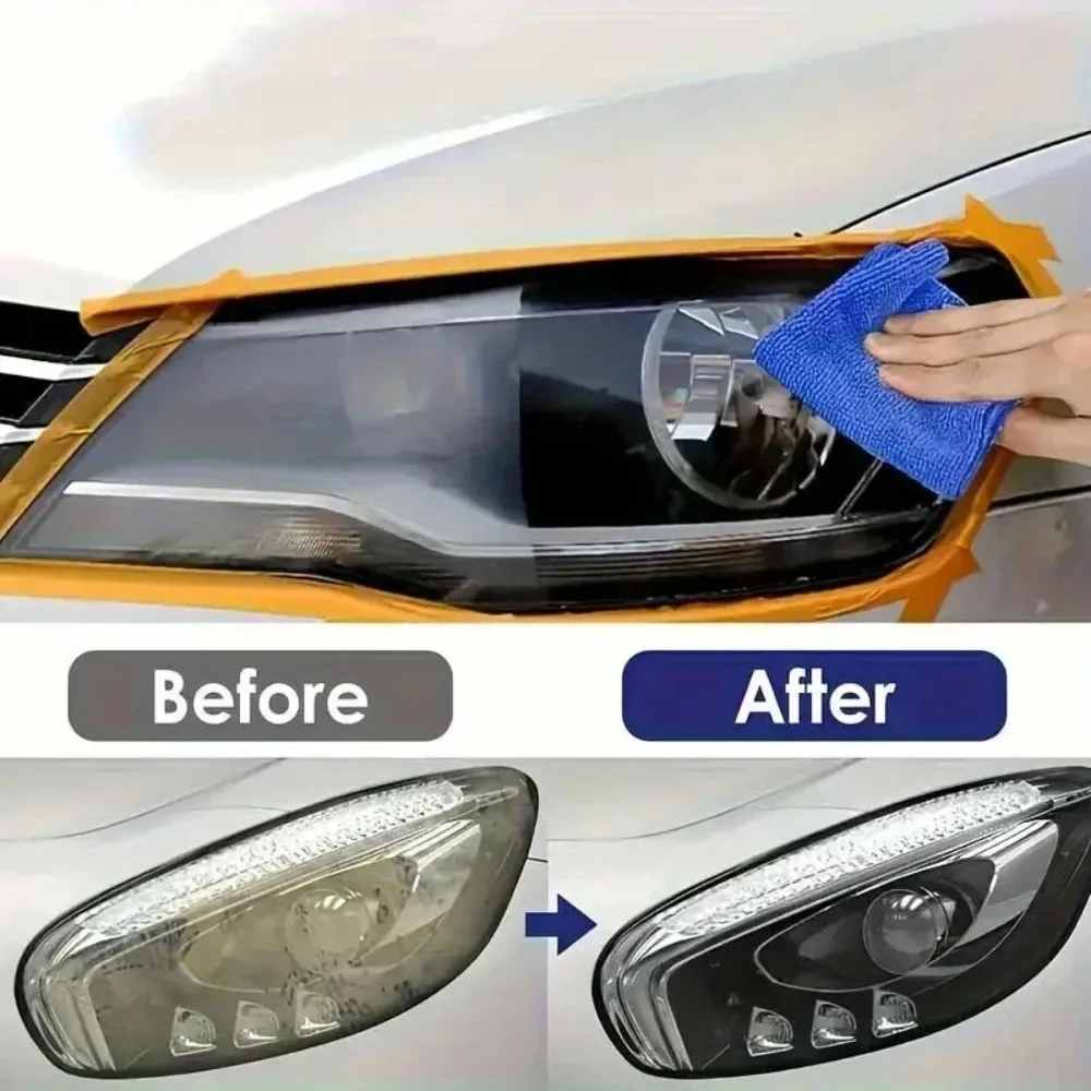 2025 NEW Headlight repair solution-removes yellowing, oxidation and scratches - car paint conditioner for a crystal clear vision
