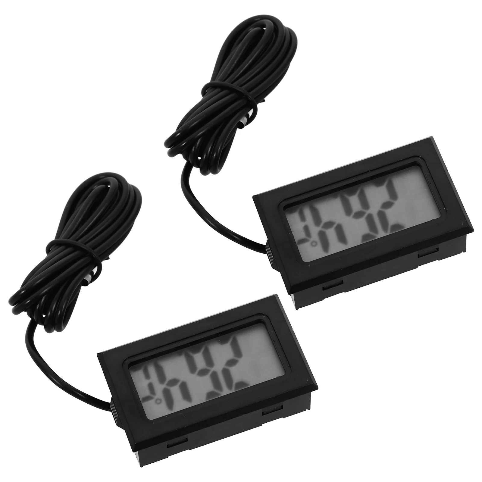 

2 Pcs Home Indoor Mini Car Car Thermometers Thermometer Small Temperature Home Interior Thermometer Hygrometer Gauge Instrument