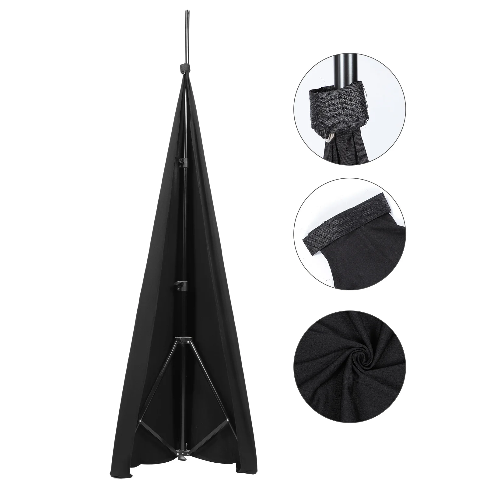 ผ้าคลุมลำโพงกันฝุ่นสำหรับลำโพงตั้งพื้นแบบขาตั้งกล้อง  ผ้าตาข่ายป้องกันฝุ่นสำหรับลำโพงแนวตั้ง