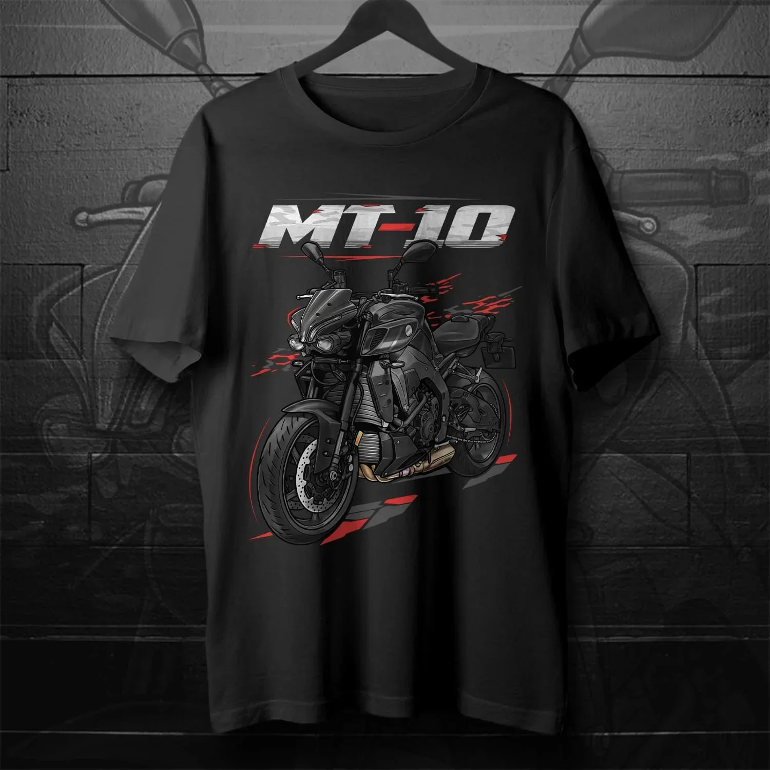 Classic Japanese Motorcycle MT-10 2022-2025 T-Shirt 100% Cotton O-Neck Short Sleeve Summer Casual Mens T-shirt Rider Streetwear