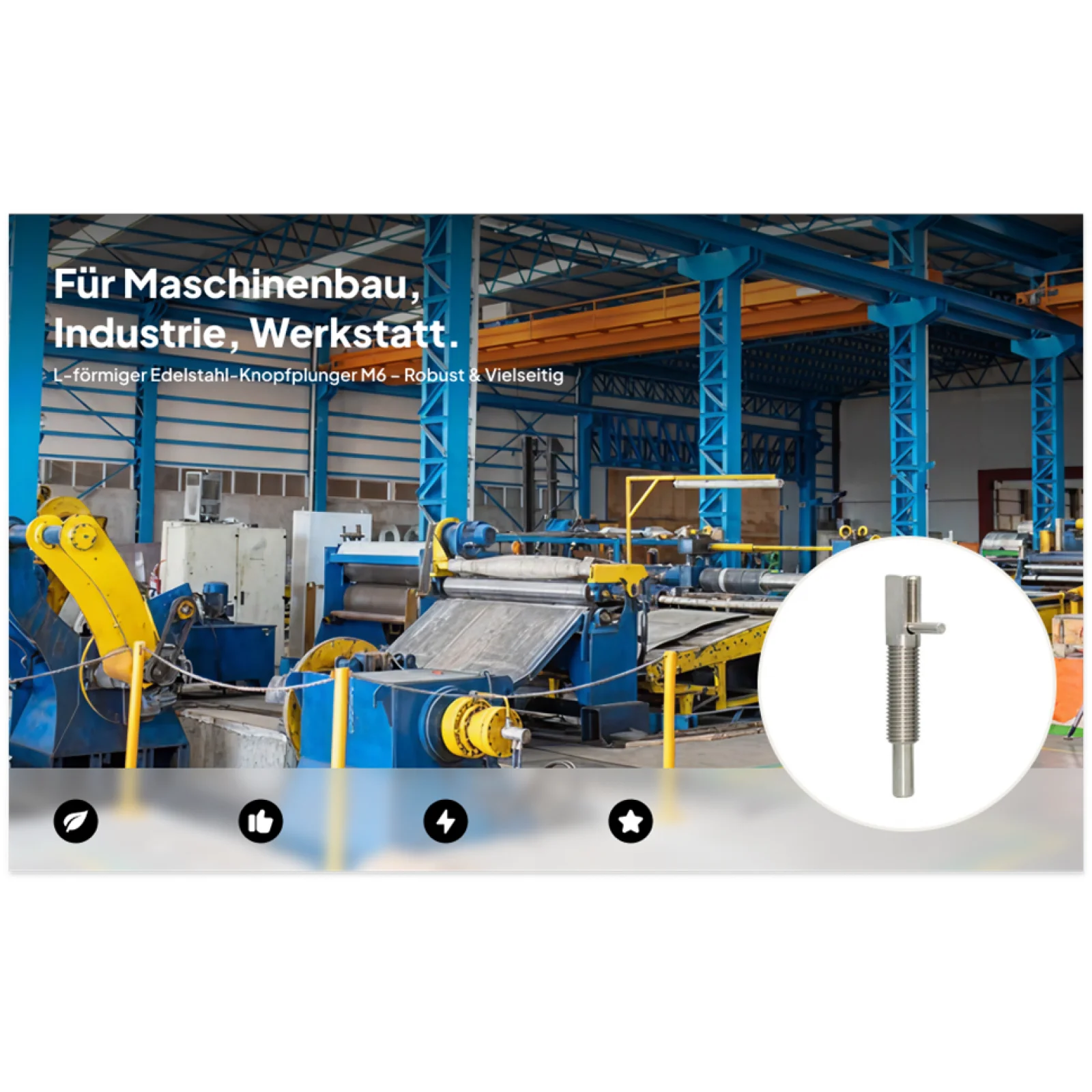 Stainless Steel Clamping Handle Indexing Plunger Retractable Locking Pin for Mechanical Device Production Use