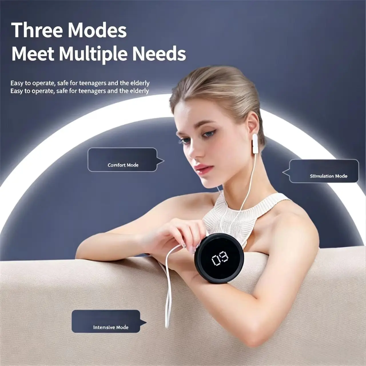 Brain Stimulation Anti Insomnia Sleep Electrotherapy Alpha CES Stim Device for Anxiety Depression Treatment Migraine Neurosism