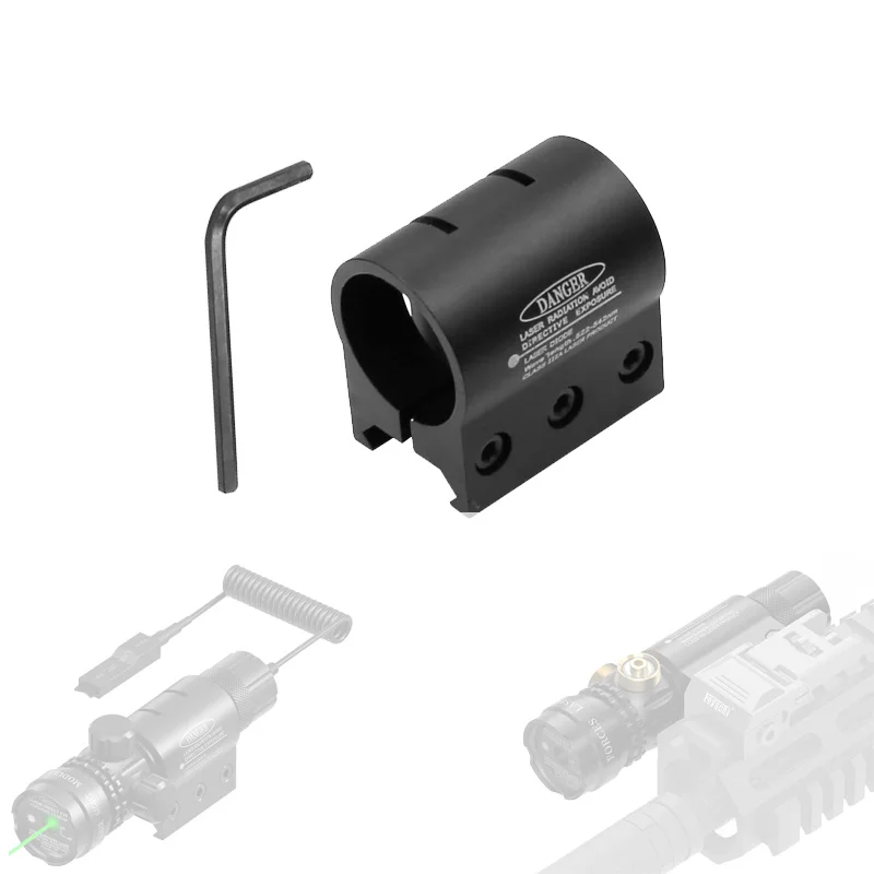 Flashlight Scope Laser Sight Clamp Mount Diameter 25.4mm 1Inch With 20 mm Picatinny Waver For Hunting &Toy Gun Accessories