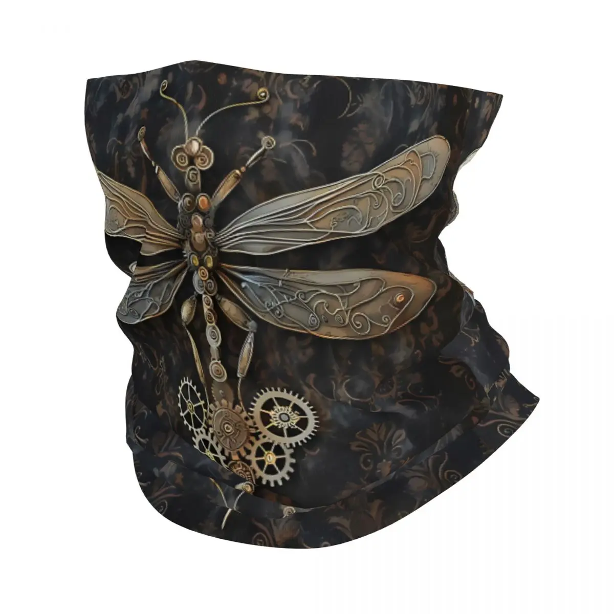 Dragonfly Scarf Neckerchief Neck Face Mask Polyester