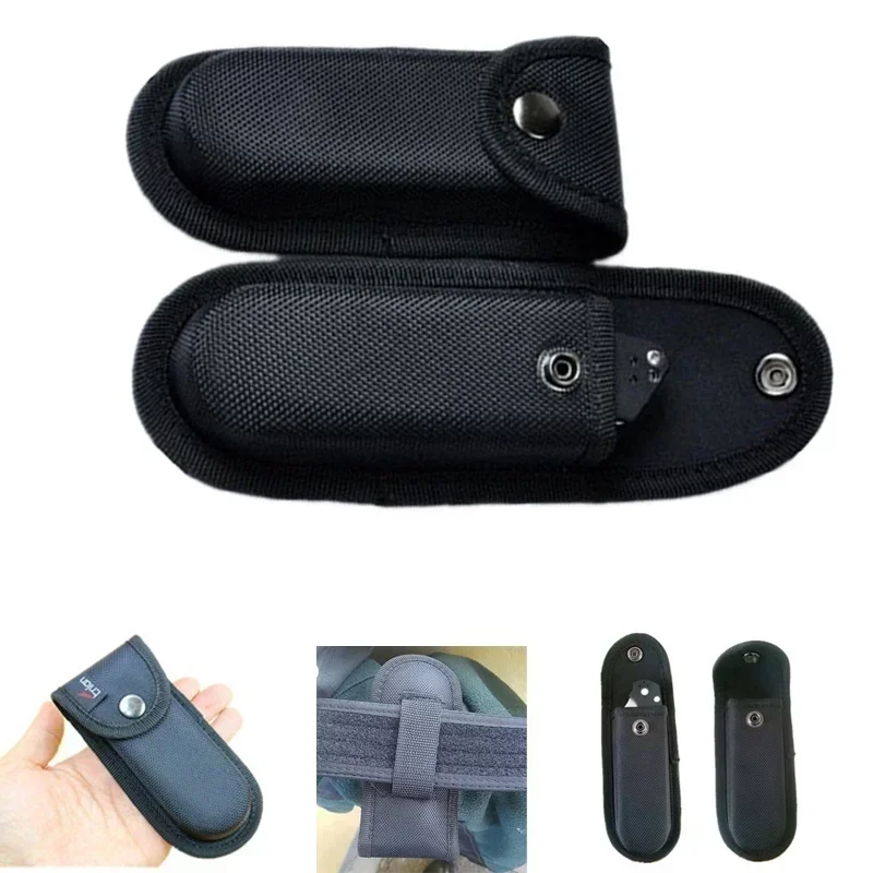 Fold Knife Plier Bag Pouch Case Sheath Nylon Belt Loop Pocket Carry Storage Flashlight Holder Waist Pack Outdoor Camp Kit