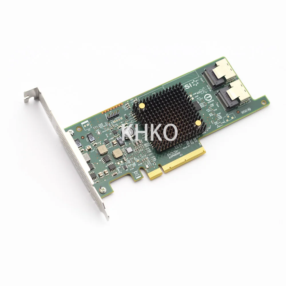 027NFF 27NFF 03GY7Y 3GY7Y FOR Dell LSI SAS 9207-8i 6GB SAS PCIE Array Card HBA for ESXI Black Qunhui NAS SAS IT Passthrough Card