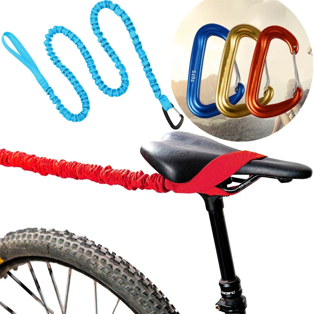 Bicycle Nylon Traction Rope Parent-Child Bike Towing Rope Trailer Rope Outdoor EDC Tool Cycling Safety Equipment