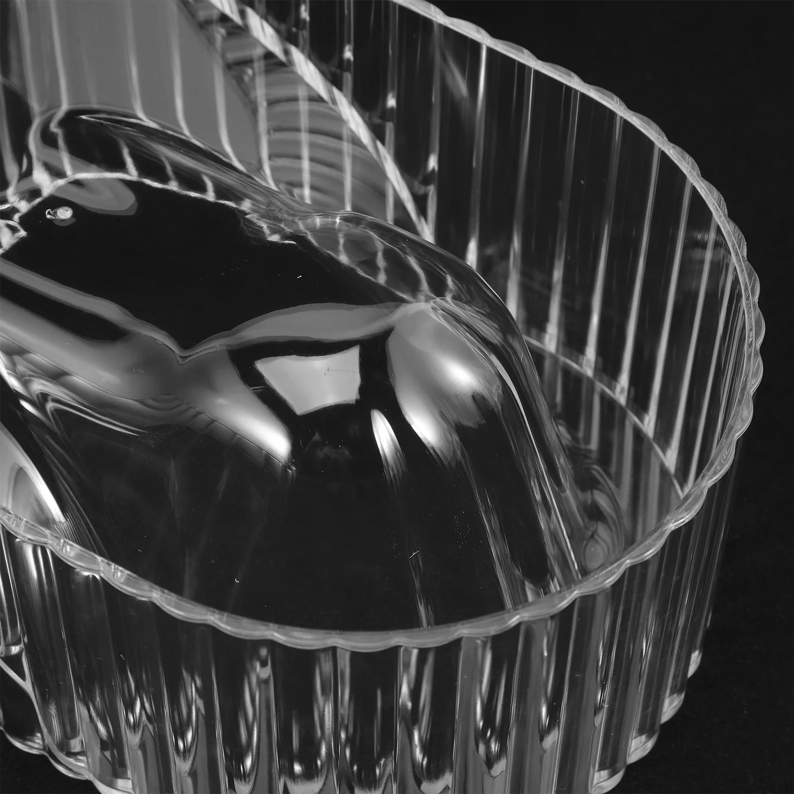 Cuenco de remojo acrílico para manicura, diseño cómodo en forma de mano para eliminación de esmalte de uñas y tratamiento de nutrición de uñas, mano de manicura