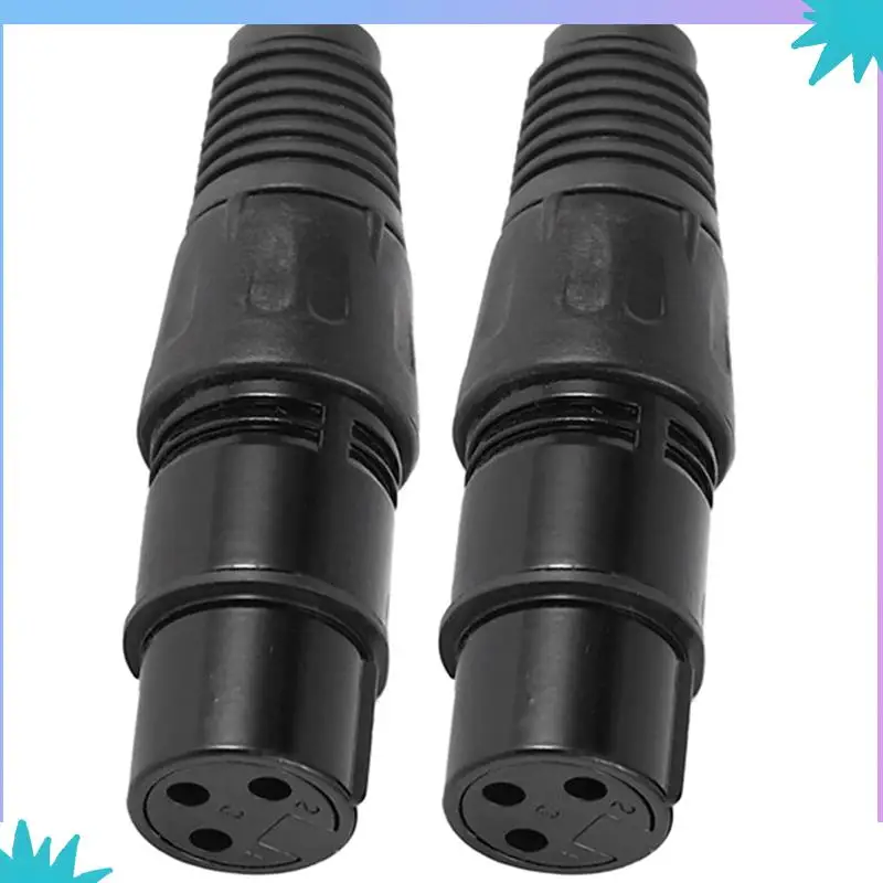 

ABZW 30 пар XLR 3-контактный микрофонный аудиокабель разъемы мужской женский микрофон змеиный разъем кабельные разъемы