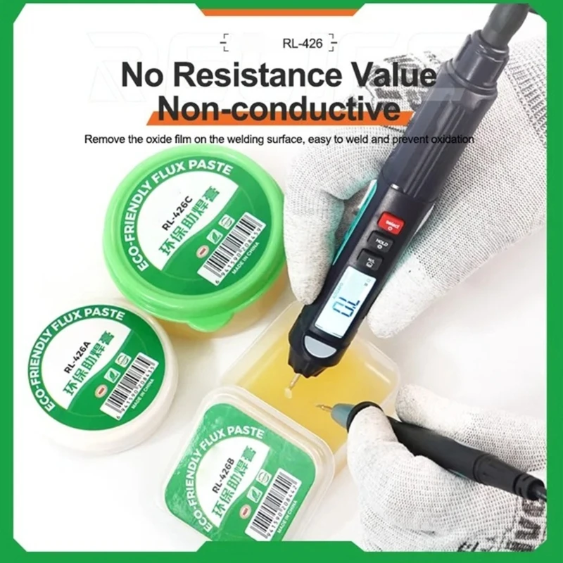 High Efficiency Solder Pastes for Repairing Electronic Component Efficient Soldering Hobbyists Environmental Compliance 37JD