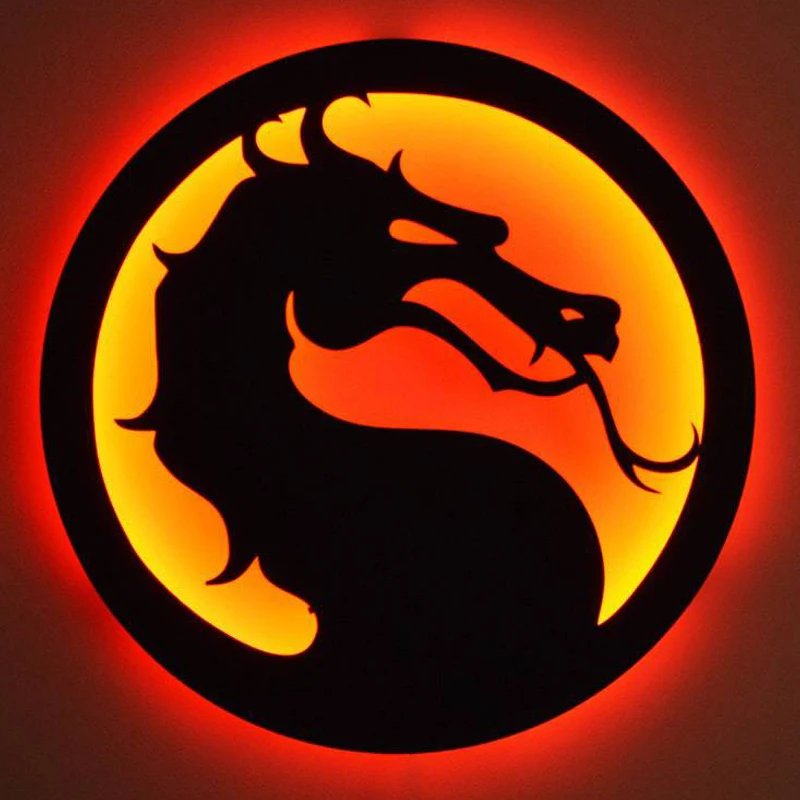 Creative LED Dragon Shape Bedside Wall Lamp Interior Decoration Background Atmosphere Lamp Plug-in Remote Control Night Lamp