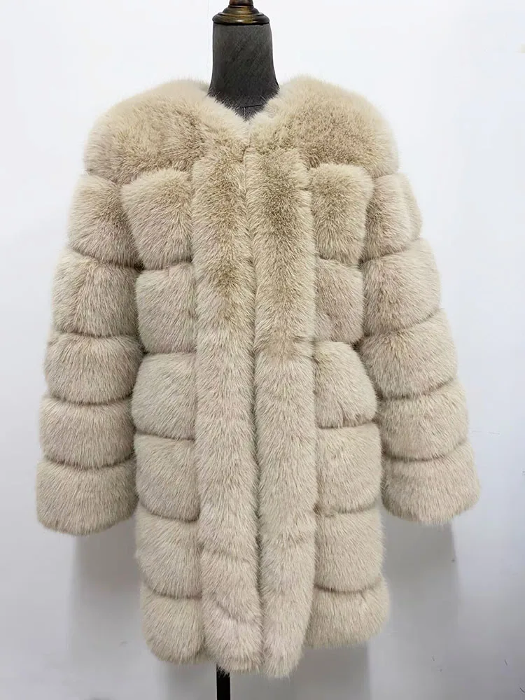 Zadorin inverno novo longo peludo casaco de pele do falso jaquetas femininas grosso quente fofo jaqueta de pele do falso causal festa streetwear