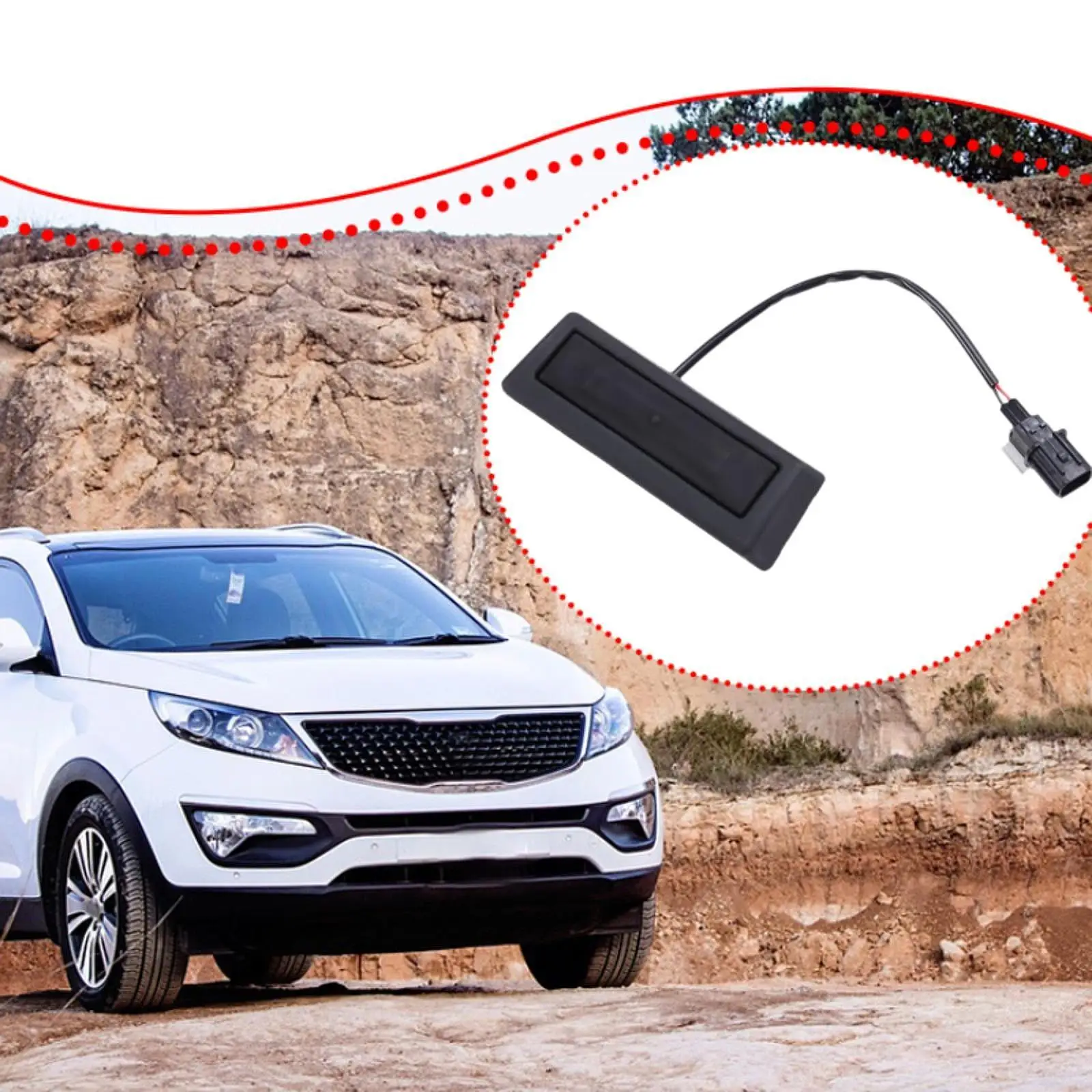 

Tailgate Release Switch 81720G5000 Lightweight Accessories Professional Simple