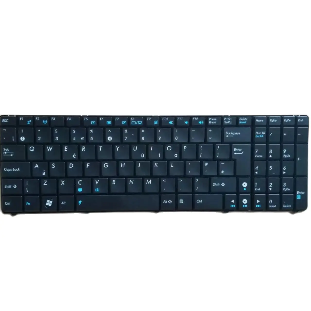 New UK Laptop Keyboard For Asus K50 K60 K50in K61 K50x K50a K50ab K50ij K50id Black MP-07G76GB-5283