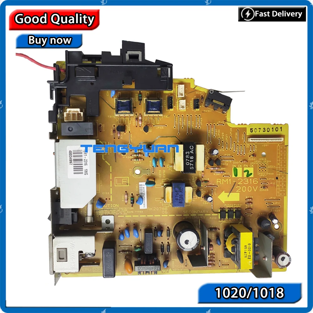 Original for HP1020 1018 Power Supply Board RM1-2316-000CN RM1-2316 (220v) RM1-2316-000Printer Parts on sale