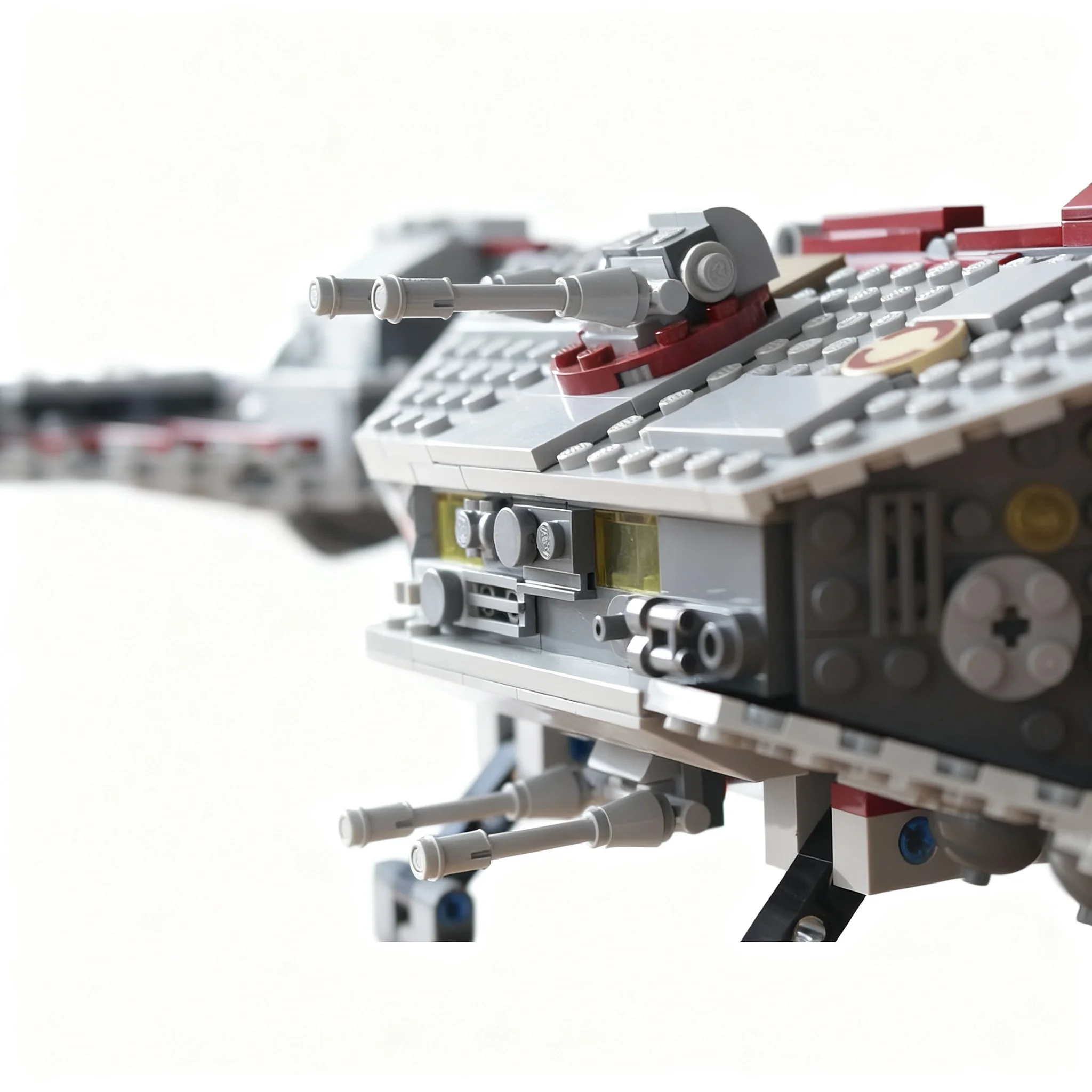1146pcs MOC Republic Frigate Modification Model Building Blocks Architecture Toys Christmas Gifts Education Kids DIY Idea Brick view 5