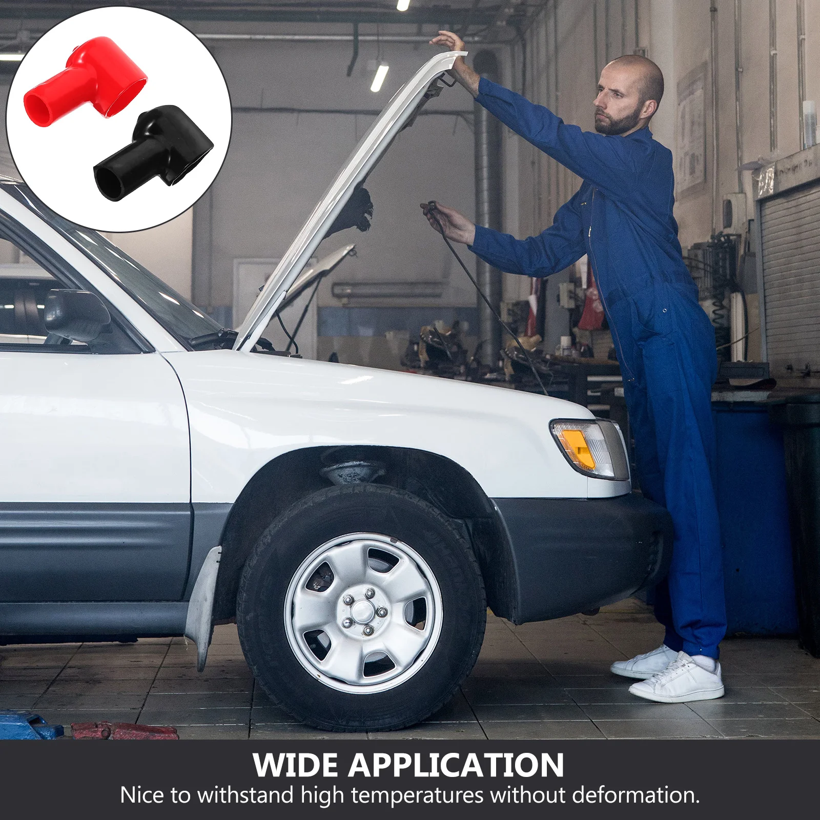 

20Pcs Terminal Protective Covers PVC Insulated Auto Marine Terminal Protection Caps Resistant to High Temperature Short