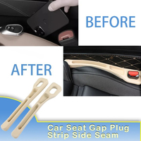 2pc Car Seat Gap Filler Organizer For Audi A1 8X A3 8V 8Y A4 B8 B9 A5 8T A6 C6 C7 C8 A7 A8 D3 D4 D5 Q2 Q3 8U F3 Q5 8R FY Q7 4L