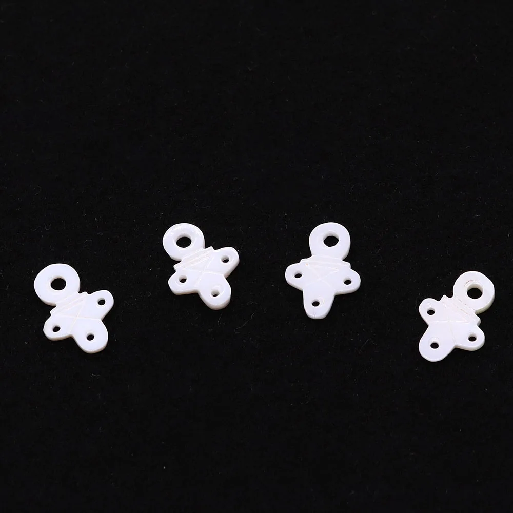 

Креативные и индивидуальные подвески из полированного натурального пресноводного белого ракушечника с одним отверстием, неправильной формы, для самостоятельного изготовления уникальных аксессуаров